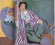 Henri Matisse Small Odalisque in a Violet Dress (mk35) oil painting